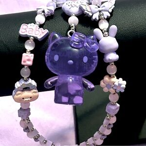 Hello Kitty Purple Charms
